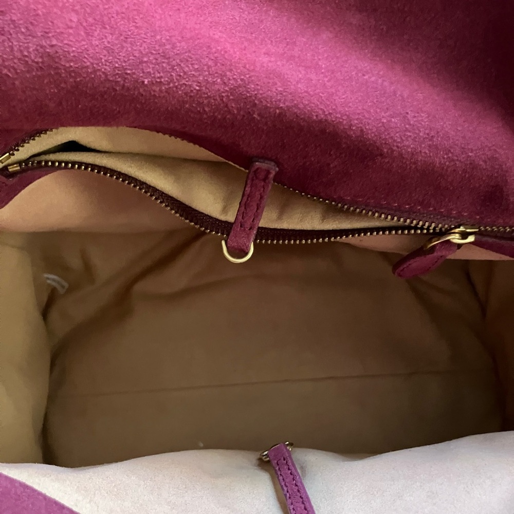 Pinko Maroon/Burgundy Hobo Bag With Dust Bag - Picture 5 of 10